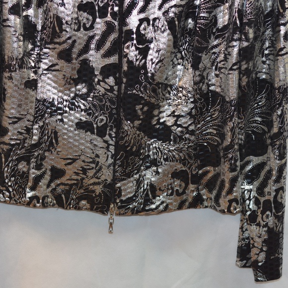 Frank Lyman Silver/Black Jacket SZ 12 - Picture 5 of 9